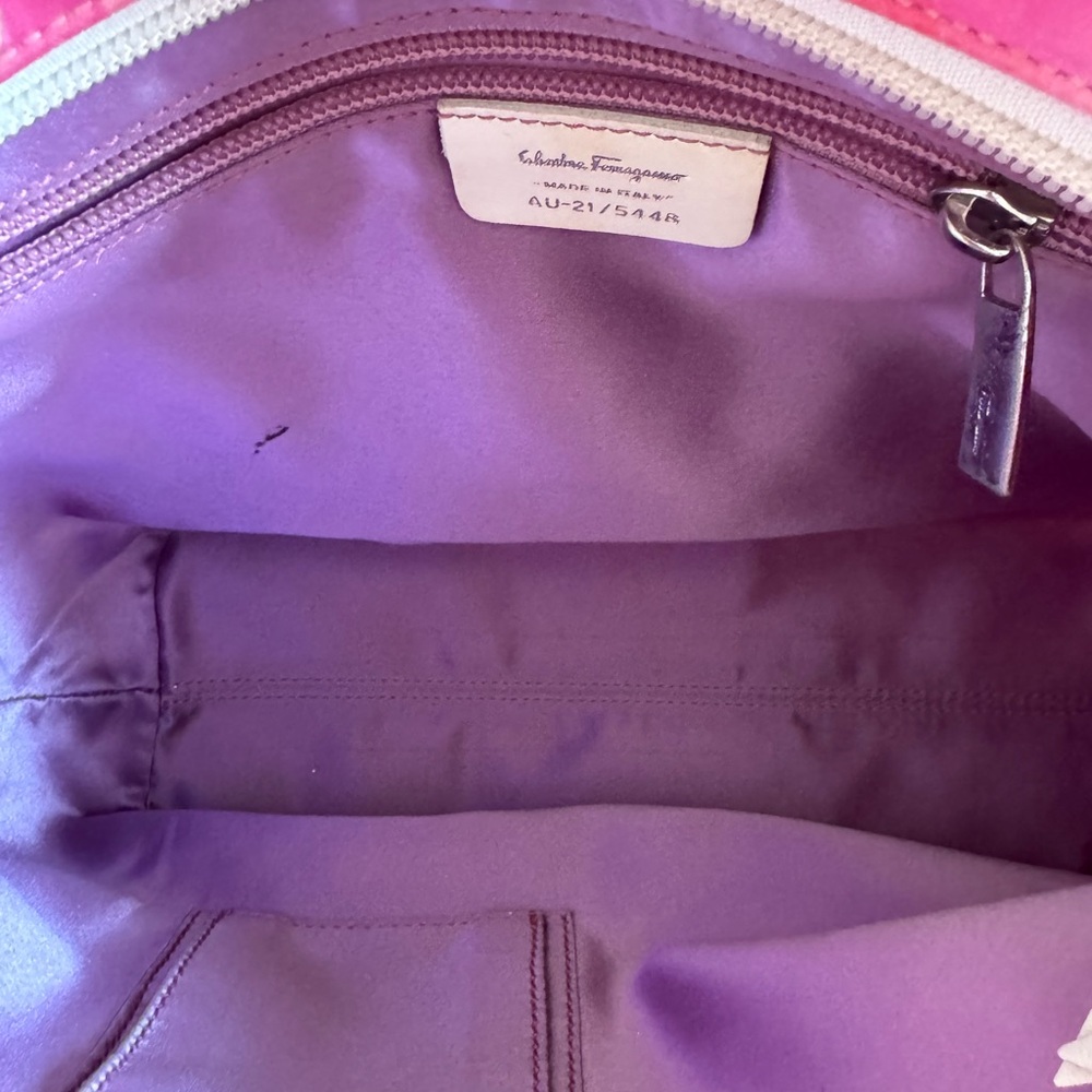 Salvatore Ferragamo satin Floral Tote Bag - Picture 9 of 9
